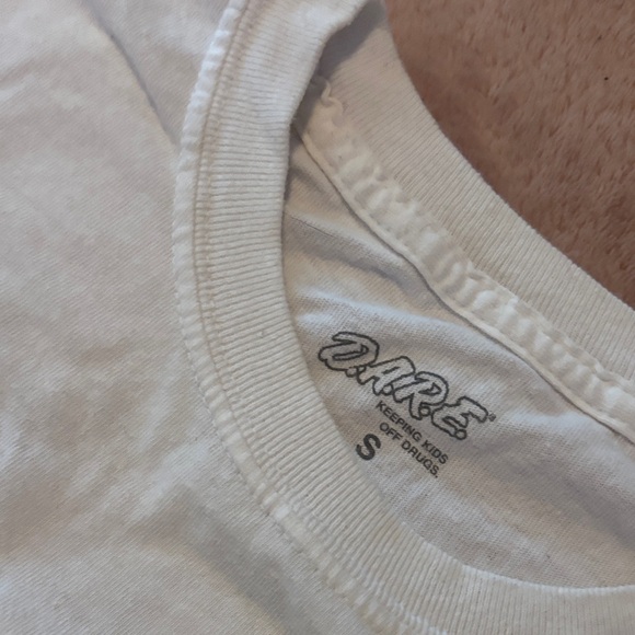 DARE White Short Sleeve Tee (Back Design) - Picture 2 of 3